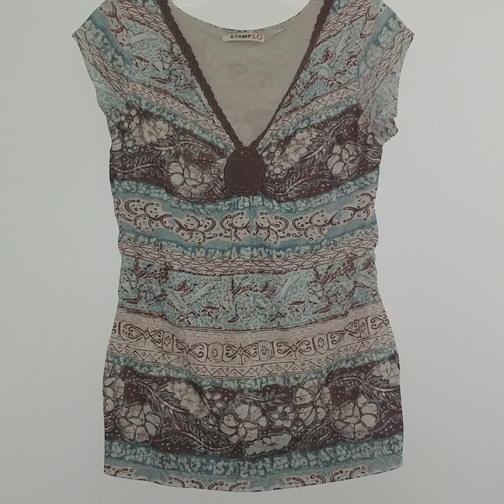 Stamp 10 fully lined womens blouse